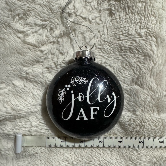Black Holiday Ornament - Picture 1 of 2